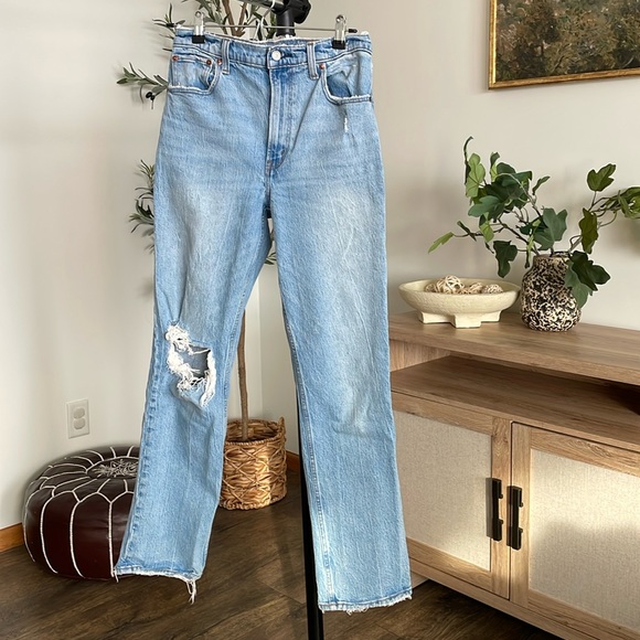 Abercrombie and Fitch 90s straight ultra high rise jeans - Picture 1 of 3